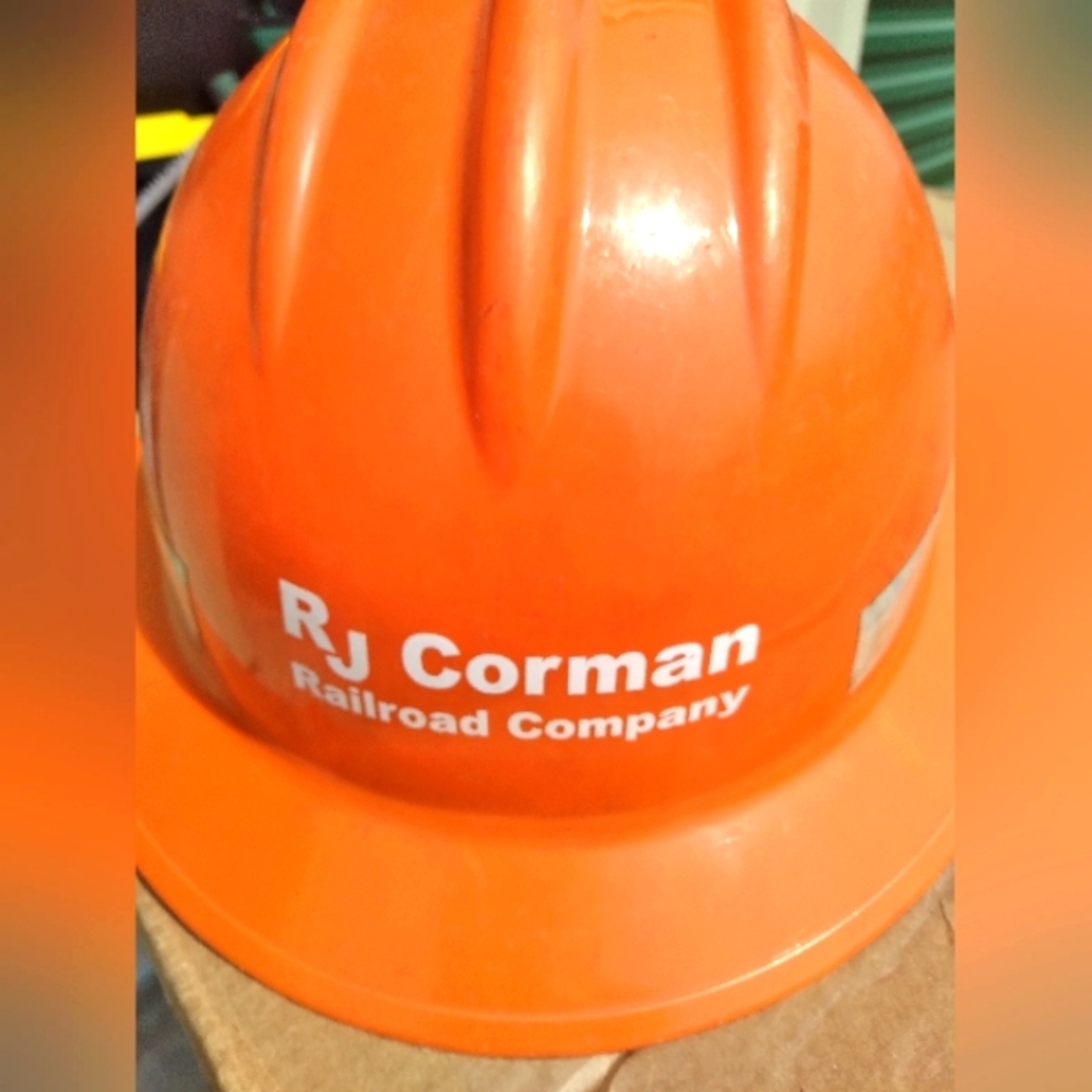 RARE! Vintage Bullard BJ Corman Train Emergency Helmet